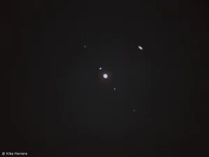 Saturn and Jupiter in conjunction
